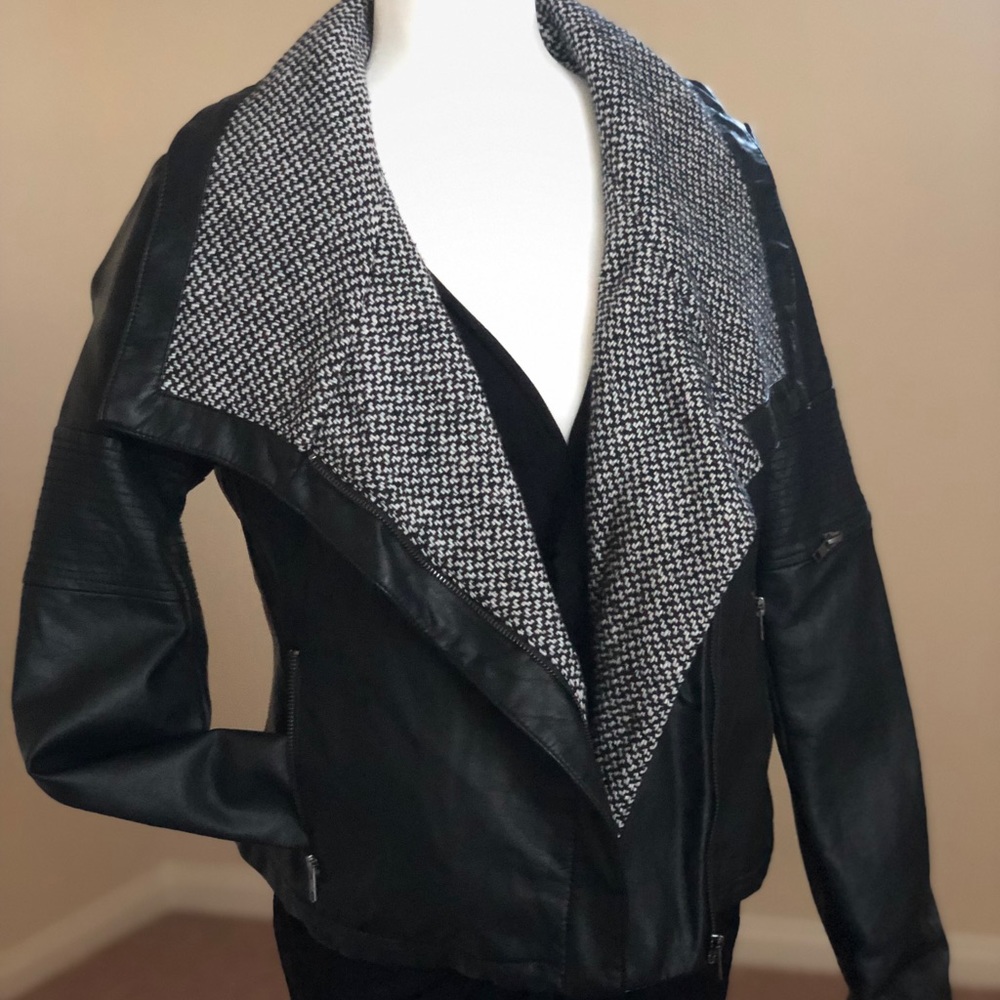 Black Pleather Jacket